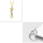Love Hug Necklace Unisex Couple Jewelry Simple Clavicle Chain Valentines Day Lover Gift