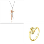 Love Hug Necklace Unisex Couple Jewelry Simple Clavicle Chain Valentines Day Lover Gift